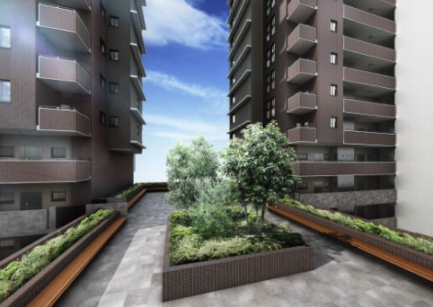 ファイル:ロイヤルガーデンシティ学南町 屋上庭園完成予想図.png