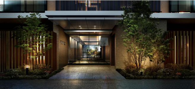 ファイル:オープンレジデンシア小竹向原ガーデン エントエランスアプローチ完成予想図.png