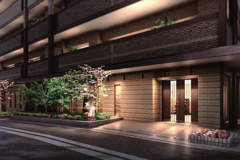 ファイル:パデシオン御池西ノ京グラン エントランスアプローチ完成予想CG.png