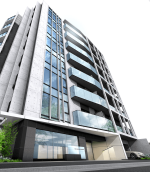 ピアース西荻窪レジデンス　外観完成予想図2