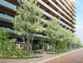 プラウド大和　エントエランスアプローチ完成予想図1