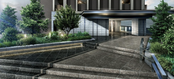 レーベン八王子MARK GATE　エントランス外観完成予想図