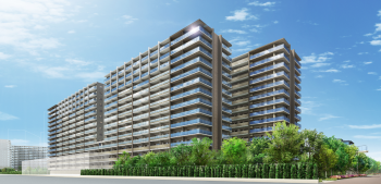 クレストプライムレジデンス プロムナード七番街　外観完成予想図