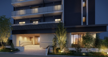 ザ・パークハウス 松戸本町　エントエランスアプローチ完成予想図