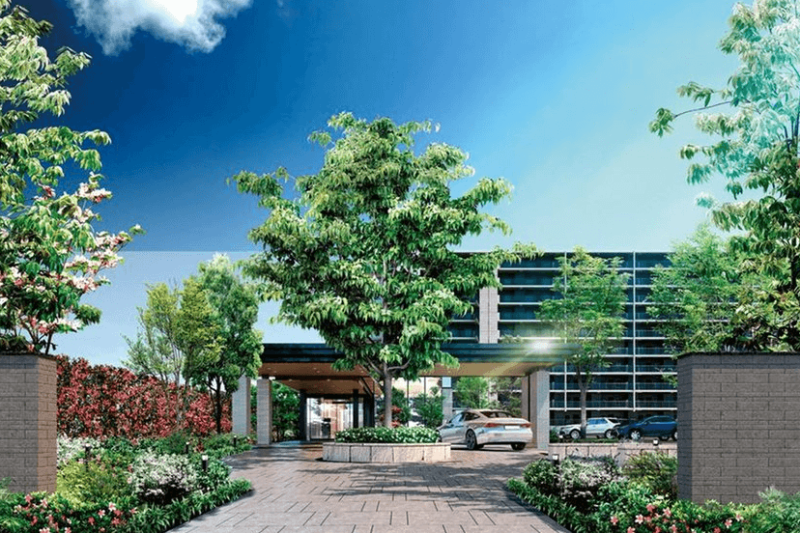 ファイル:パークホームズLaLa名古屋みなとアクルス ガーデンスクエア エントエランスアプローチ完成予想図.png