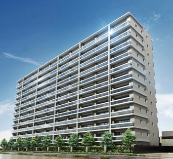 ライオンズ川口並木グランゲート 外観完成予想CG