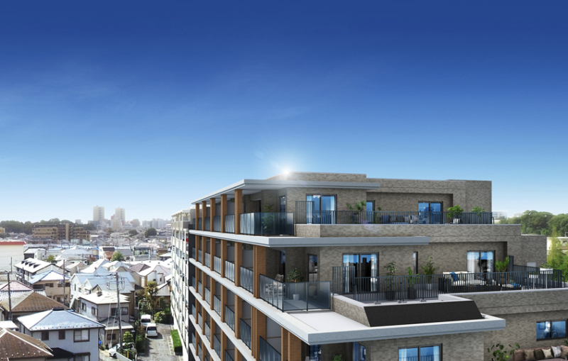 ファイル:ヴェレーナ稲毛ザ・テラス 外観完成予想図.png