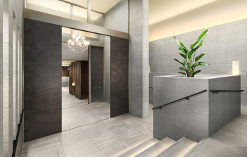 ワコーレ芦屋THE SUITE　エントランス完成予想CG
