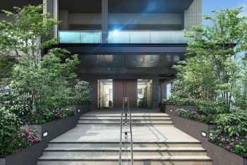 サングレート 博多 ロイヤルプレイス エントランスアプローチ完成予想CG