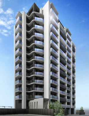 シティハウス文京湯島　外観完成予想図