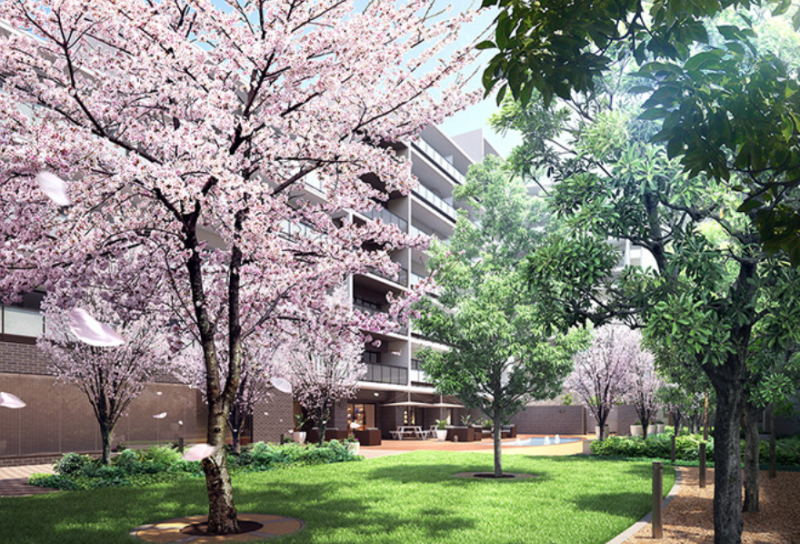 ファイル:Brillia（ブリリア） City 三鷹 ガーデン完成予想CG2.png