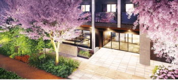 エステムプラザ横濱関内　エントエランスアプローチ完成予想図