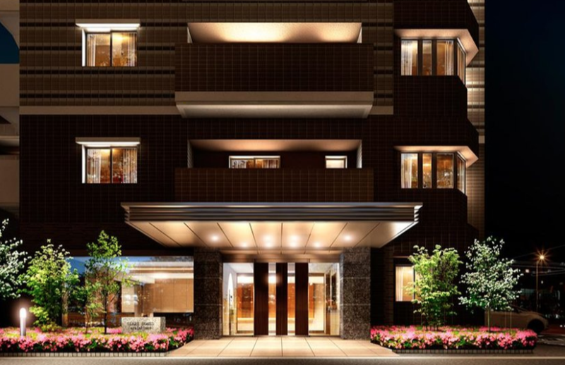 ファイル:クレアホームズ仙台荒井駅前 エントランス完成予想図.png