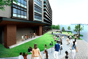 グレーシア横浜十日市場　まちのステージ完成予想CG