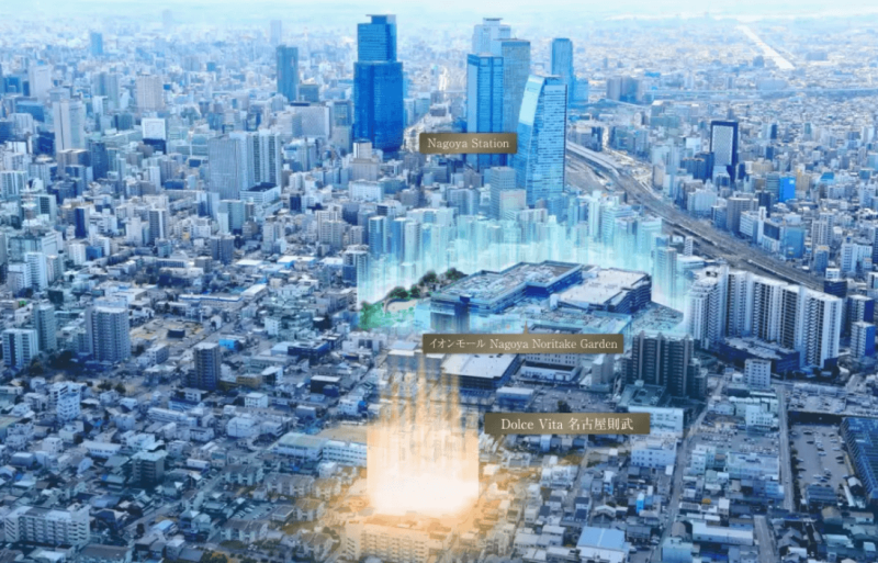 ファイル:ドルチェヴィータ名古屋則武 周辺写真CG合成.png