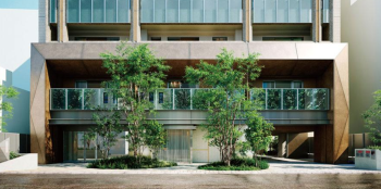 パークホームズ成城　エントランスアプローチ完成予想CG