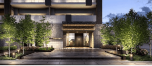 ポレスター中御所　エントエランスアプローチ完成予想図