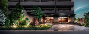 レーベン宇都宮元今泉GRANXE　エントランスアプローチ完成予想CG