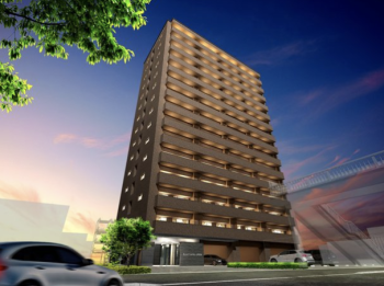 ロイヤルガーデン瓦町駅東　外観完成予想CG1