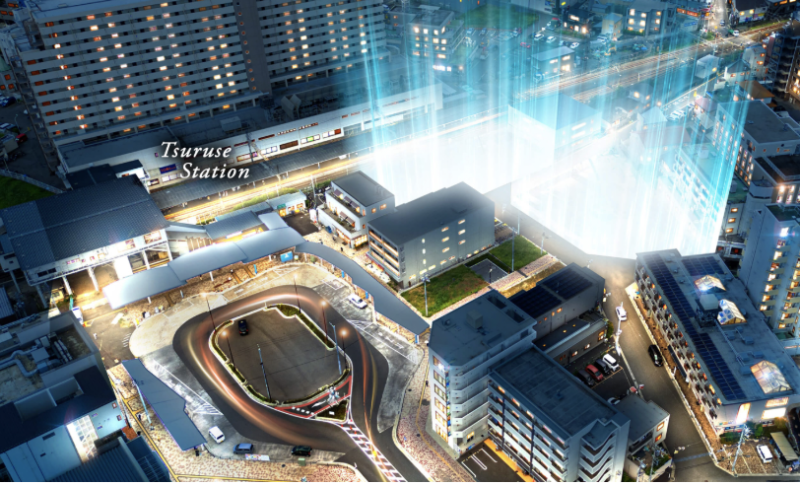 ファイル:（仮称）レーベン鶴瀬駅前A棟-B棟 周辺写真CG合成.png