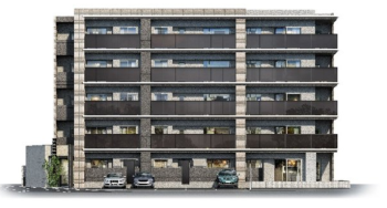 エフグラン室見　外観完成予想CG