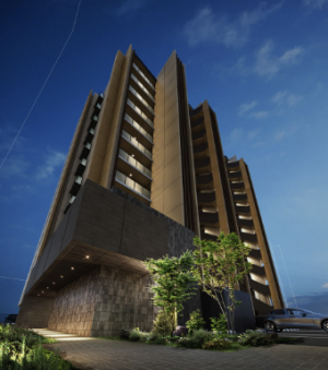 サンパーク下郡グラッセ　外観完成予想図2