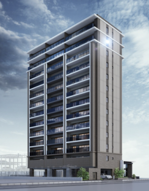 プラネスト大財ザ・ルクス　外観完成予想図1