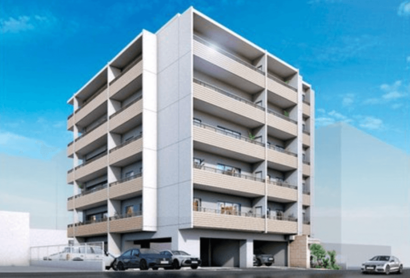 ファイル:ベアーズコート桑江パークテラス 外観完成予想図.png