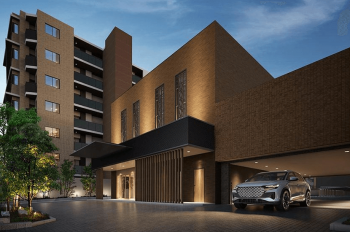 マークネクスト鳥飼　エントエランスアプローチ・車寄せ 完成予想図