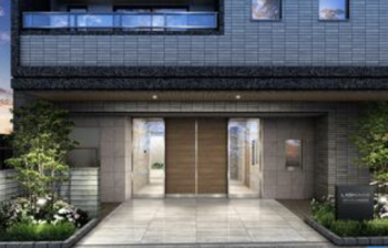 リナージュ小田原栄町　エントエランスアプローチ完成予想図