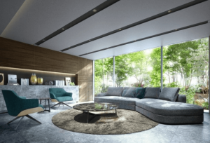 グランドメゾン白金高輪パークフロント　緑のホール完成予想図