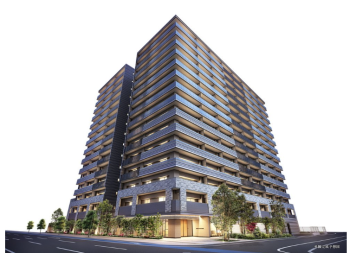 ザ・マークスコート福山　外観完成予想図