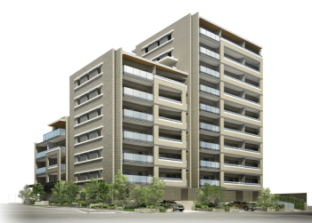 プラウド吹田千里丘テラス　外観完成予想図