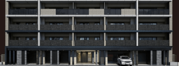 プレディア呉駅前　エントエランスアプローチ完成予想図