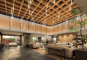 マスターズマンション苦楽園 中楽坊　エントランスラウンジ完成予想図