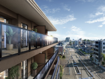 ヴェレーナ大泉学園　外観完成予想CG（南面）