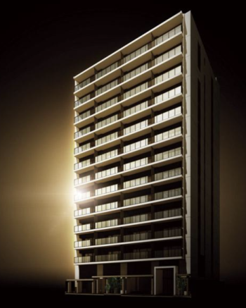 シティハウス四天王寺前夕陽ケ丘　外観完成予想図