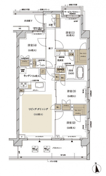 ファイル:ブランズ浦和別所沼公園 4LDK.jpg
