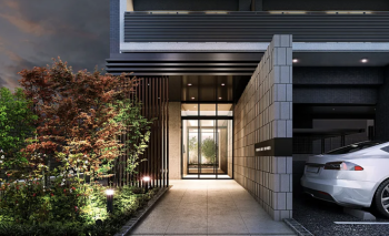 プレサンス ロジェ 新大宮　エントエランスアプローチ完成予想図