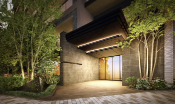 プラウド三鷹　エントエランスアプローチ完成予想図