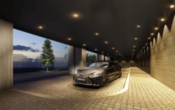 ミッドライズタワー多治見　車寄せ完成予想CG