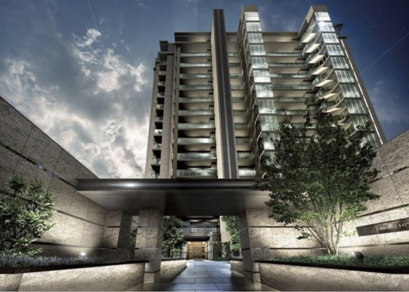 ファイル:レーベン葵人宿町 CROSS COURT 外観・エントランスアプローチ完成予想図.png