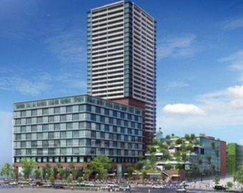 杜の街グレース 岡山 ザ・タワー　外観完成予想CG2