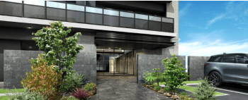 オープンレジデンシア守山ヒルズ　エントエランスアプローチ完成予想図