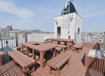 グランファーレ札幌山鼻レガリア　屋上庭園