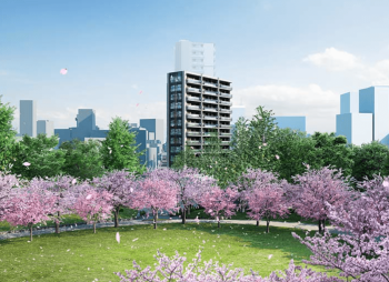 プラウド錦町公園　外観完成予想図