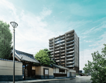 レーベン熊本新町EMBRACE　外観完成予想図2