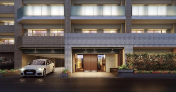 ワコーレ六甲道 記田町　エントランスアプローチ完成予想図