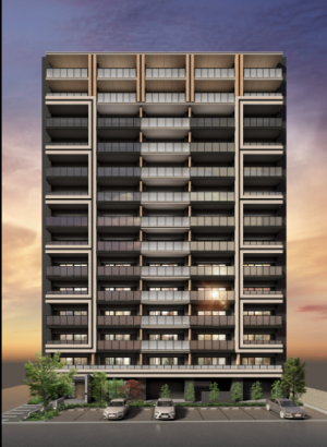 ワザック小山城山町　外観完成予想図1