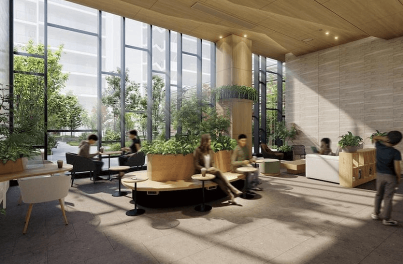 ファイル:MID WARD CITY ラウンジ外観完成予想図.png